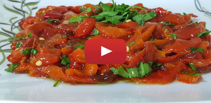 8 Kişilik Biber Salatasi Tarifi ve Malzemeleri
