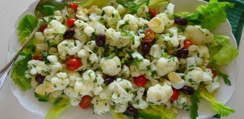 8 Kişilik Brokoli Karnabahar Salatası Tarifi ve Malzemeleri