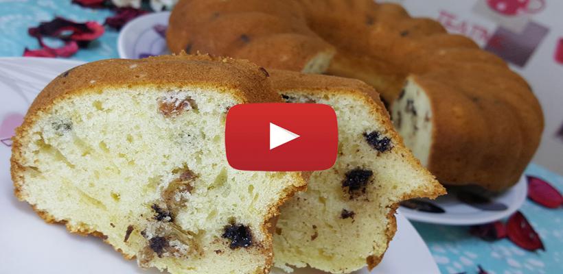 Damla Çikolatalı Kuru Üzümlü Kek Tarifi ve Malzemeleri