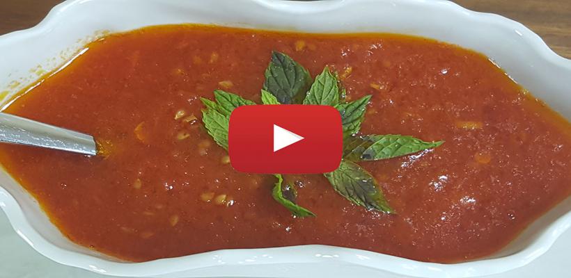 Domates Sosu Tarifi ve Malzemeleri