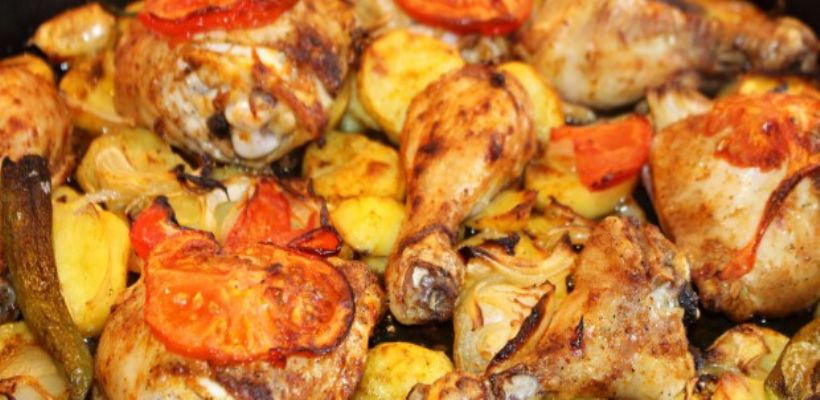 Fırında Sebzeli Tavuk Şiş Tarifi ve Malzemeleri