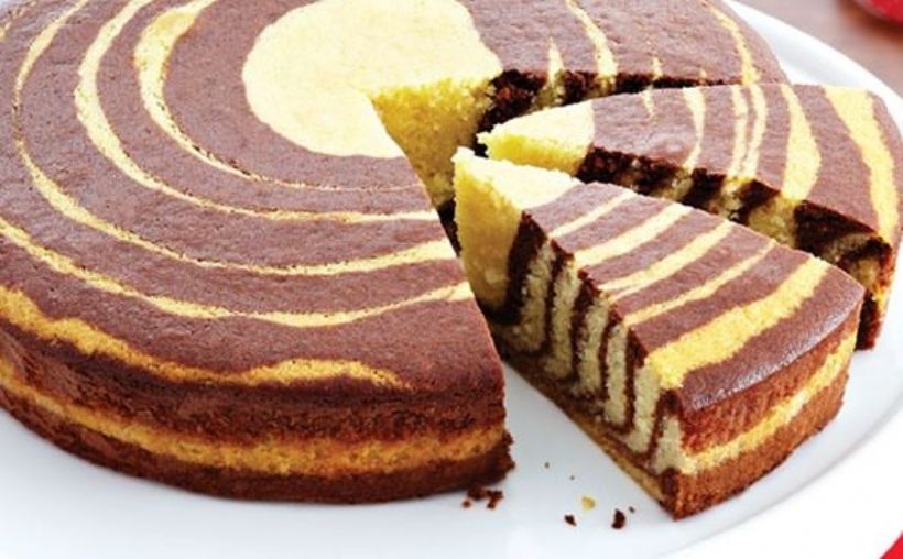 İki Renkli Zebra Kek Tarifi ve Malzemeleri