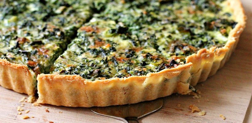 8 Kişilik Ispanaklı Kiş Tarifi Tarifi ve Malzemeleri