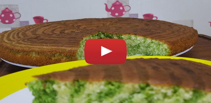 8 Kişilik Ispanaklı Zebra Kek Tarifi ve Malzemeleri