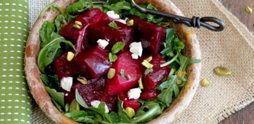 8 Kişilik Kırmızı Pancarlı Buğday Salatası Tarifi ve Malzemeleri