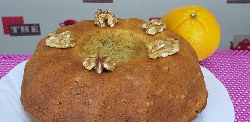 Portakallı Cevizli Kek Tarifi ve Malzemeleri