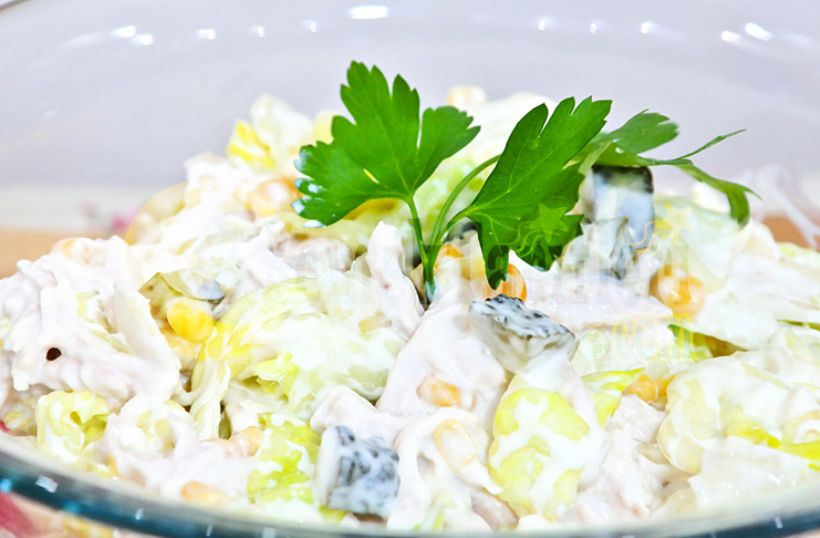 Tavuklu Göbek Salata Tarifi ve Malzemeleri