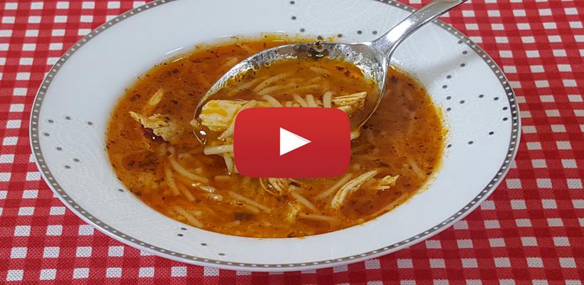 Tel Şehriyeli Tavuk Suyu Çorbası Tarifi ve Malzemeleri
