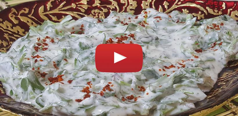 8 Kişilik Yoğurtlu Semizotu Salatası Tarifi ve Malzemeleri