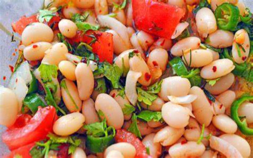 8 Kişilik Piyaz Salatası Tarifi ve Malzemeleri