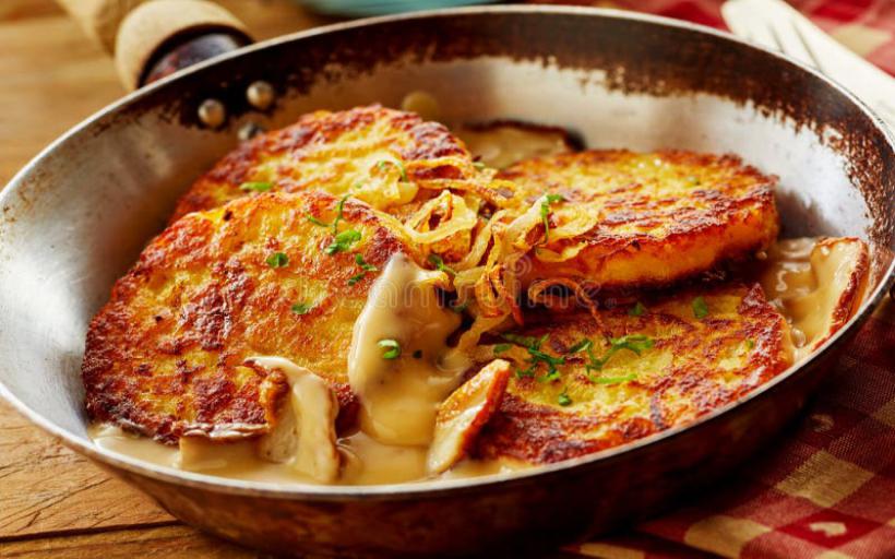 8 Kişilik Tavada Patates Mücveri Tarifi ve Malzemeleri